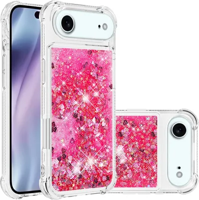 Produktbild von iPhone Air Hülle - Coverup Liquid Glitzer Back Cover - Rosa