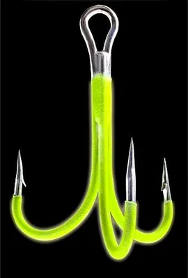 Produktbild von Dega Drillingshaken luminous Gr.6/0 3 Stück