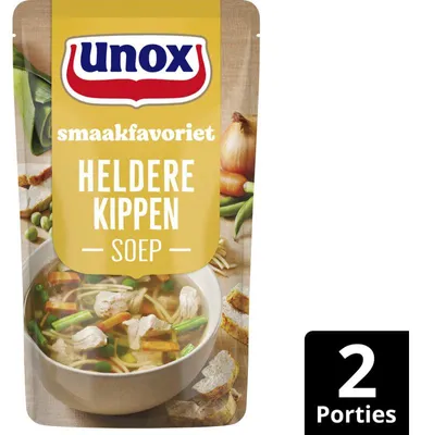 Produktbild von Unox Klare Hühnersuppe im Beutel 570 ml – Aromatisch & nahrhaft