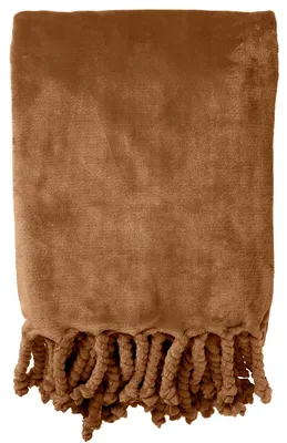 Produktbild von Dutch Decor Wohndecke Flanell-Fleece Florijn 150x200 cm Braun