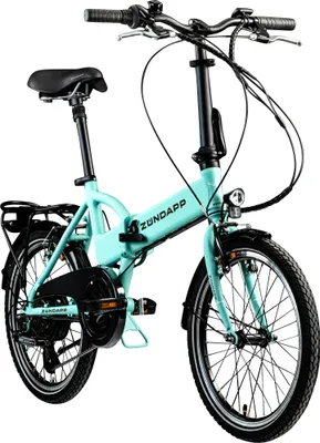 Produktbild von Zündapp Z101 20 Zoll Elektro Klapprad für Erwachsene 150 - 180 cm 6 Gang E Klappfahrrad E Bike Faltrad Pedelec StVZO