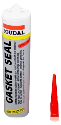 Image de Soudal mastic haute température Gasketseal 310ml rouge 103460