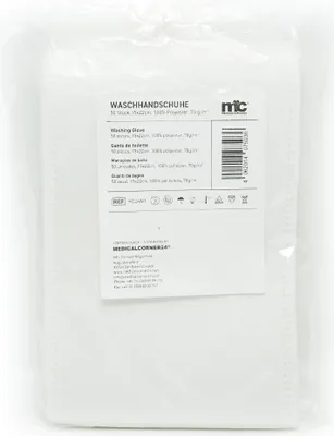 Produktbild von Medicalcorner24 Ultra-Soft Waschhandschuhe, 2-seitig, ca. 75 g/m², 100 St.