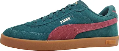 Productafbeelding van Puma Club II Era Suede Sportschuhe Herren Trainingsschuhe sportlicher Schnürer Grün Freizeit