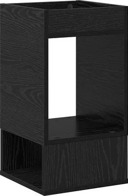 Immagine prodotto di vidaXL Tavolino nero effetto rovere 30 x 30 x 56 cm