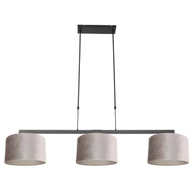Produktbild von Hängeleuchte, 3-Flammig, schwarz, grau, L 120 cm