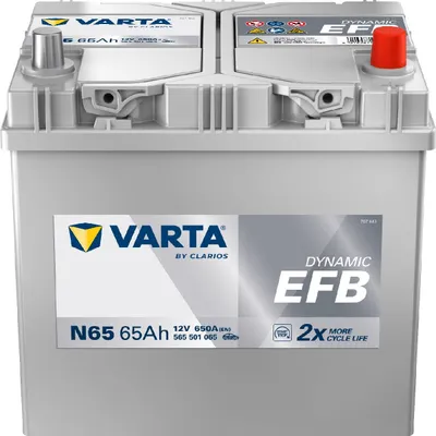 Produktbild von VARTA Dynamic EFB N65 Starterbatterie 12V 65Ah 650A/EN B00 Batterie