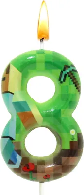 Immagine prodotto di Kaars 8, candele per compleanno, candeline per torte, candele a tema, decorazioni per torte, decorazioni per feste di compleanno, feste a tema, anniversari