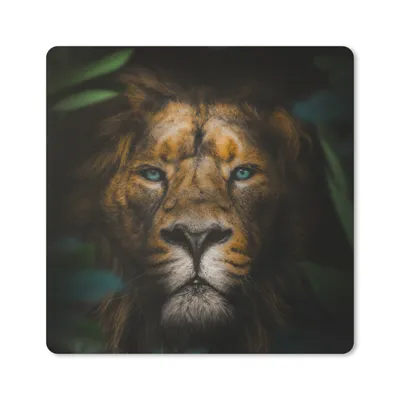 Produktbild von MuchoWow® Mauspad Mousepad Tiere - Löwe - Wilde Tiere 20x20 cm - Mousepads - Maus Mat - Pad - Mausunterlage - Desk Mat - Bureauartikeln