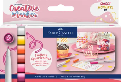 Produktbild von Faber-Castell Gofa, Mehrfarbig, Mehrfarbig, 6 Farben, Feine Spitze, Rund, 1,5 mm