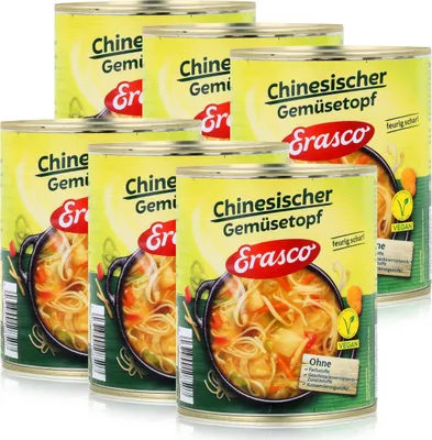Produktbild von Erasco Chinesischer Gemüsetopf 800g Fertigessen (6er Pack)