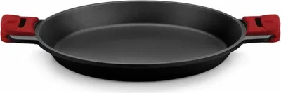 Obrázek produktu pro BRA Premiere A411636, Kulatý, Univerzální pánev, Černá, Červená, 220 °C, Hliník, Sklo