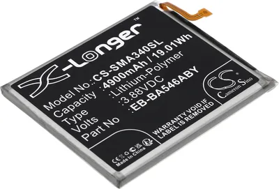 Produktbild von TECHTEK Akku Kompatibel mit [Samsung] Galaxy A34 5G, Galaxy A34 5G 2023, Galaxy A54 5G, Galaxy A54 5G 2023, SM-A3460, SM-A346B/DSN, SM-A346E/DSN, SM-
