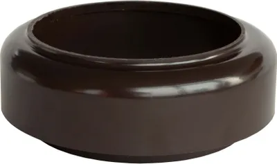Produktbild von INEFA Verbindungsstück Fallrohr zu Abfluss, PVC DN100 / 100mm Dunkelbraun Zubehör Fallrohr Kunststoff, einfache Steckmontage,  Germany