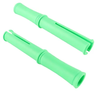 Schrumpffolienrollen 2er-Set mit Griffen und Dispenser, Grün