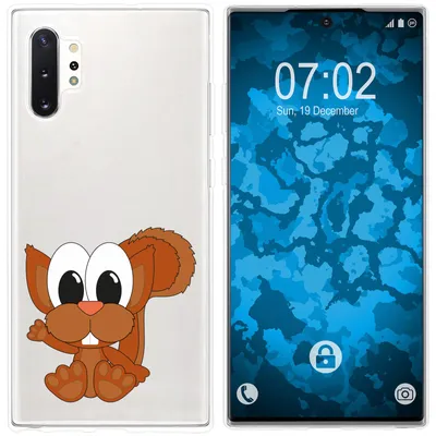 Produktbild von PhoneNatic Case kompatibel mit Samsung Galaxy Note 10+ Silikon-Hülle Cutiemals M8