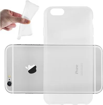 Produktbild von Cadorabo Hülle für Apple iPhone 6 / 6S Schutz Hülle in Transparent Schutzhülle TPU Silikon Cover Etui Case