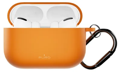 Obrázek produktu pro Silikonové pouzdro Puro ICON pro Airpods Pro 3, oranžové
