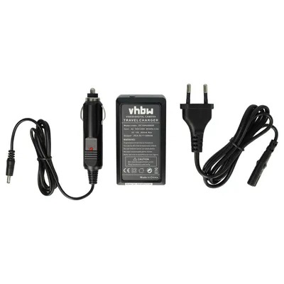Produktbild von vhbw Ladegerät kompatibel mit Praktica Luxmedia 7103, 8203, 8213, 10XS, 7203, 10-XS, 12-XS, 12XS, 103 Kamera - Ladeschale, Kfz-Adapter Ladeanzeige