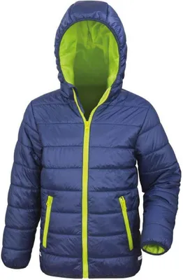 Produktbild von Result Core - Steppjacke für Kinder PC5471 (128) (Marineblau/Limone)