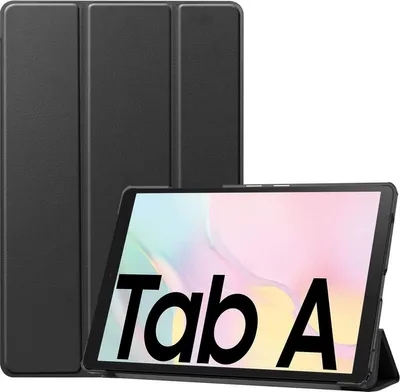 Produktbild von Mobigear Dreifach-Faltetui für Tablet, passend für Samsung Galaxy Tab A7 (2020), Schutzhülle/Klapphülle - Schwarz