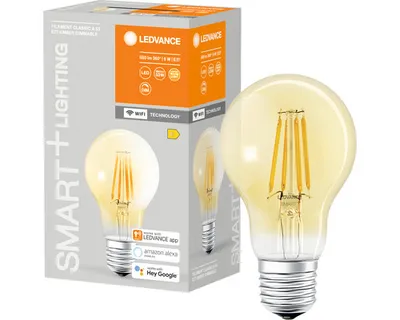 Obrázok produktu pre Ledvance Smart+ Filament Classic LED lampa stmievateľná A60 E27/6W(53W) zlatá 680 lm 2400 K teplá biela WiFi
