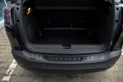Produktbild von Edelstahl Ladekantenschutz Anthrazit für Opel Crossland X 2017-