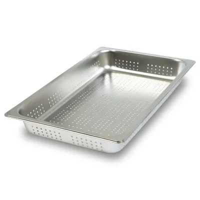 Produktbild von VERTES GN Behälter 1/1 Gastro Norm Gastronorm (Edelstahl, 65mm Tief, Perforiert, Rostfrei, Kratzfest, Temperaturbeständig von -40° bis +300°C)