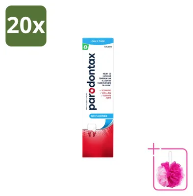 Obrázok produktu pre 20 kusov zubnej pasty Parodontax bez fluóru - 75 ml - výhodný balík - 20 kusov