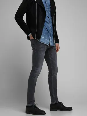 Immagine prodotto di jack and jones jeans uomo jack and jones 12159030 glenn black denim used