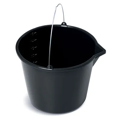 Produktbild von Spar-Eimer mit Trichter schwarz 16 L BUCKET 6L-S411
