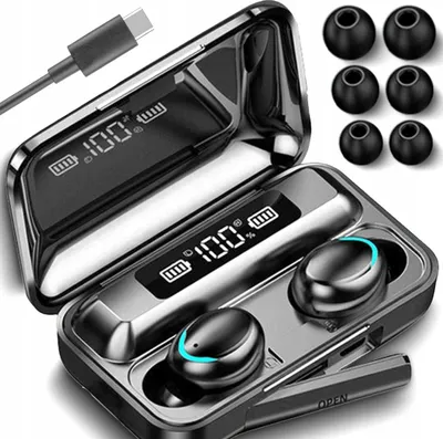 Produktbild von Kabellose Kopfhörer Bluetooth 5.1 Tws Mit Powerbank Und Ipx4-Mikrofon
