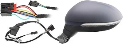 Produktbild von DIEDERICHS 2249029 Außenspiegel Seitenspiegel Links für VW Passat Variant (3G5, CB5) Asphärisch Beheizt Grundiert
