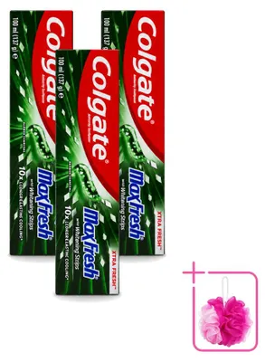 Produktbild von 3 x Colgate MaxFresh Whitening Bamboo Charcoal Tandpasta - 100 ml - Sparpackung - 3 Stücke
