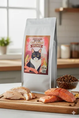 Zdjęcie produktu dla CEZZOO Premium Cat Adult Łosoś 15kg