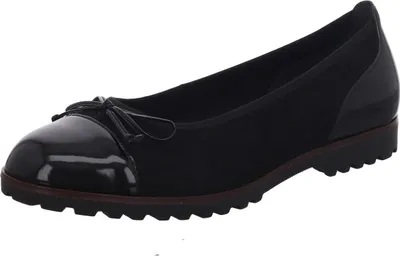 Produktbild von Gabor Ballerina 4.100.37, Rauleder, Schwarz, Damen