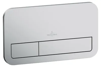 Image de Villeroy & Boch ViConnect Plaque de déclenchement WC 200S, Chromé mat