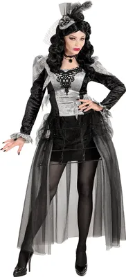 Produktbild von DUNKLE GRÄFIN (Kleid, Kopfschmuck) Gr. M