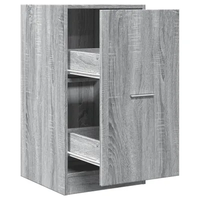 Produktbild von vidaXL Apothekerschrank Grau Sonoma 40x41x77,5 cm Holzwerkstoff