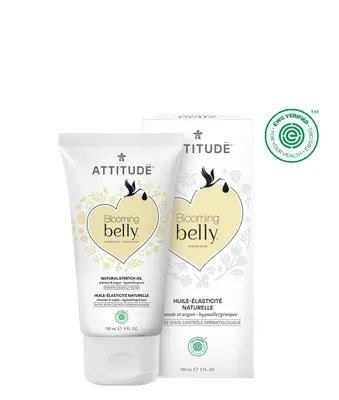 Produktbild von Attitude Blooming belly Schwangerschafts-Stria-Öl Mandel und Argan ATTITUDE