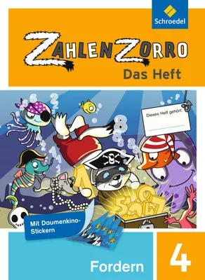 Produktbild von Zahlenzorro - Das Heft. Forderheft 4