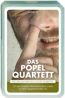 Produktbild von Das Popel Quartett (Quartettspiel)