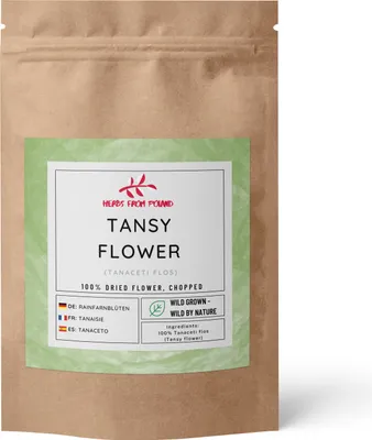 Produktbild von Herbs from Poland Rainfarnblüten – Natürliche Unterstützung für Verdauung, Immunsystem und Schutz vor Infektionen - 500g