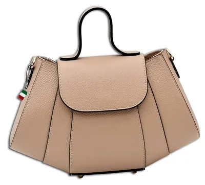 Produktbild von Florence Damen Schultertasche Echtleder Tasche altrosa OTF863A3