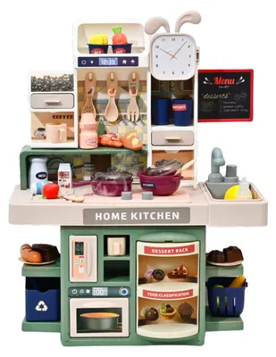 Image de Cuisine pour enfants pour enfants eau vapeur lumières sons accessoires 33 pièces.
