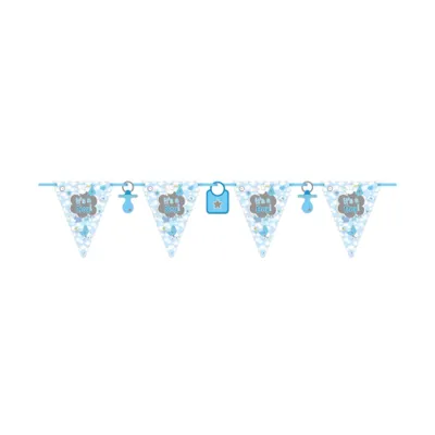 Produktbild von Folat 63633, Fahnenbanner, Blau, Weiß, Geburtstag, 6000 mm, 12 Stück(e)