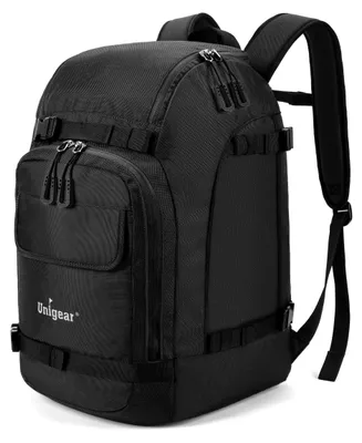 Produktbild von Unigear Skischuhtasche mit Helmfach, Skischuhrucksack 50L/70L für Ski – Schwarz, Größe 70 liter