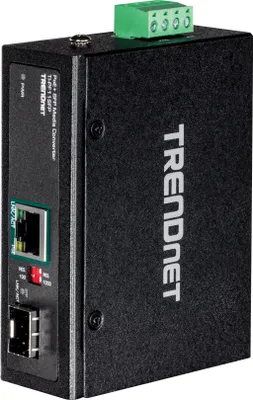 Immagine prodotto di TrendNet TI-PF11SFP TRENDnet Industrieller SFP zu Gbit PoE+ Medienkonverter