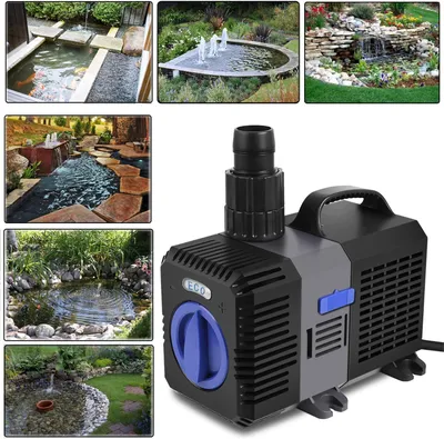 Obrázek produktu pro Čerpadlo do jezírka - Vodní čerpadlo - Energeticky úsporné čerpadlo pro jezírka s koi kapry - 7000 l/h - Černé
