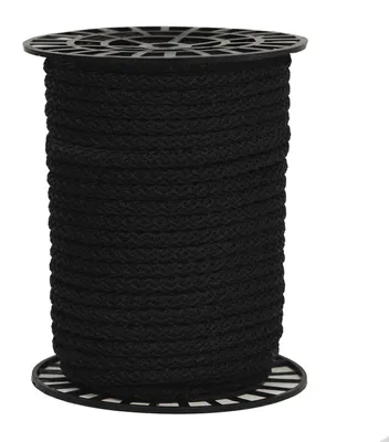 50m Polypropylen-Seil Ø 10mm auf Rolle Universalseil Kordel Schnur schwarz